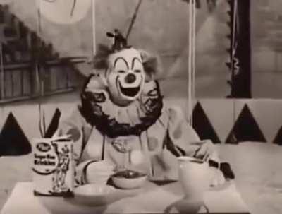 Krinkles the Clown cereal commercial, 1960s