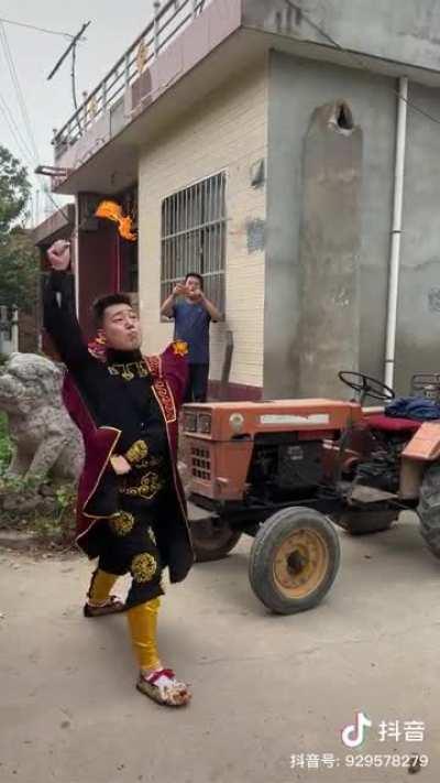 Sichuan opera fire-breathing