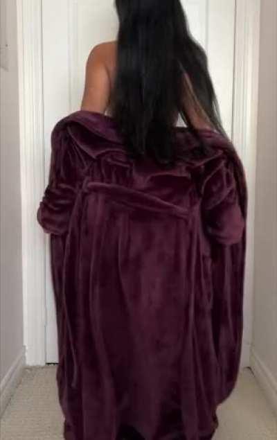 Did your cock get hard before my robe hit the ground?