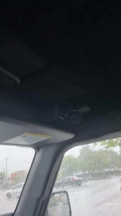 Some rain noise on the hardtop