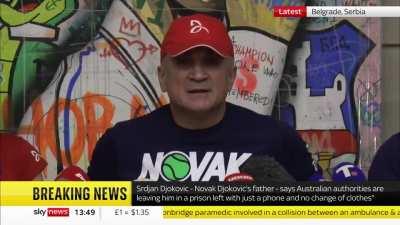 🇷🇸 Novak Djokovic's father urges people to collectively rise up against world COVID dictatorship in powerful message to the Morrison Regime in Australia.