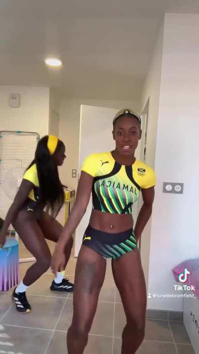 Shashalee Forbes and Junelle Bromfield Jamaican Track Athletes