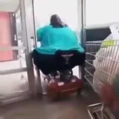 HMF while I try to squeeze through the door