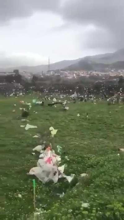 Windy day in Croatia