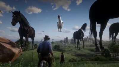 Large Animals in RDR2