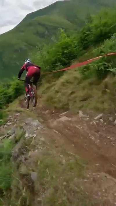 Hardest downhill track and insane drone piloting 