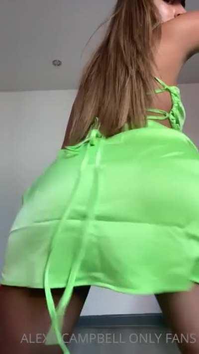 Green Dress Onlyfans Video