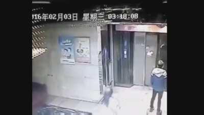 WCGW being impatient for an elevator