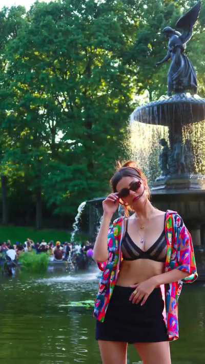 Victoria while in Central Park | IG 7/30/24