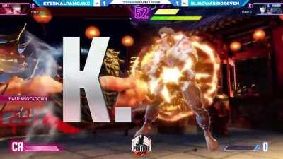 Blind Evo Player wins set Street Fighter 6!