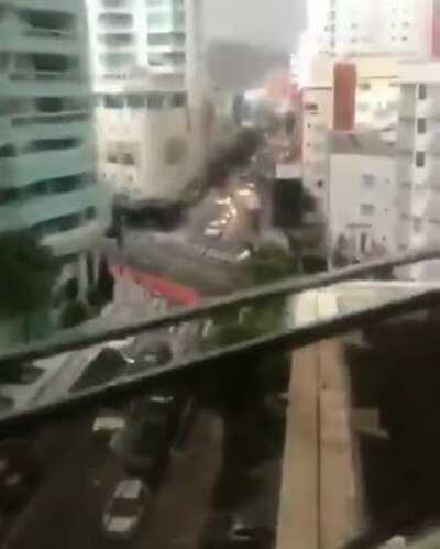 Super strong wind in Brazil