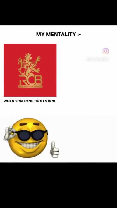 Us bro us. Kohli 🫶 RCB 🤢