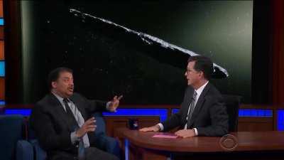 It's always fun to watch this video. Neil Degrasse Tyson explains why Oumuamua is probably not alien... and gets brutally shutdown