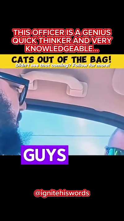 Police Officer Deals With Guy Who Identifies As A Cat