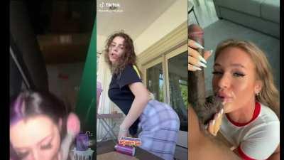 BBC Blowjob Interracial Split Screen Porn TikTok