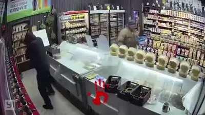 Robbery attempt goes wrong..