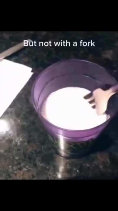 Rare video of milk chan