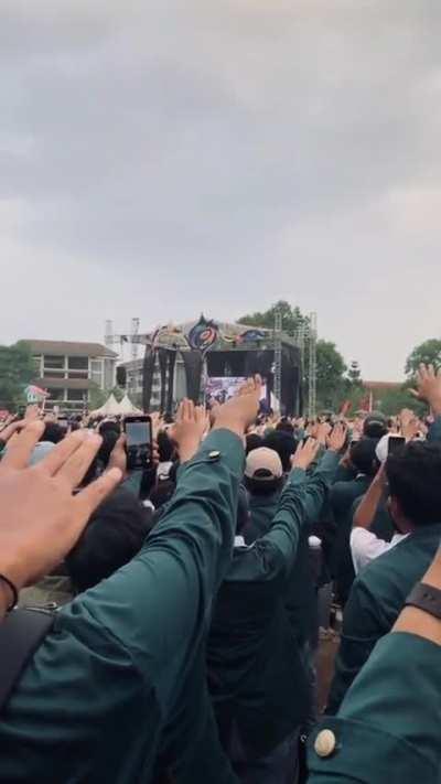 Most politically sensitive salute in Indonesia