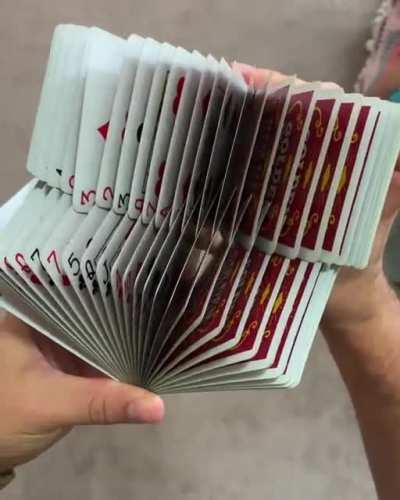 playing card fans