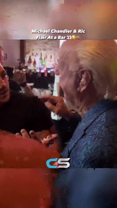 Michael chandler has altercation with ric flair