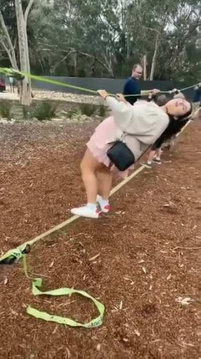 HMF as I slack line