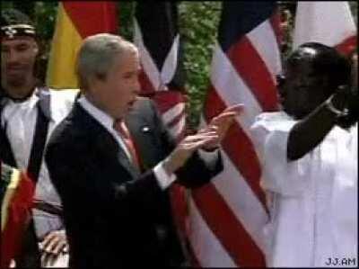 George W Bush's African dance