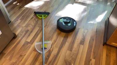 New Broom vs. Old Broom beat down