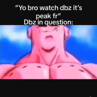 This is why DBZ is peak.