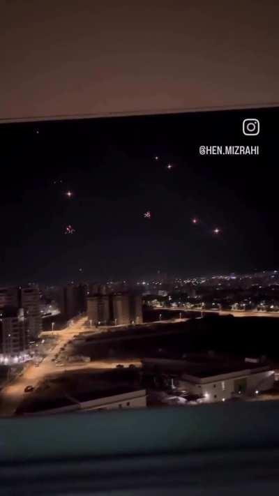 Sunday &quot;Fireworks&quot; in Israeli skies 