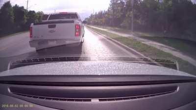 Road raging in a front of a cop bring some swift justice—Ontario, Canada