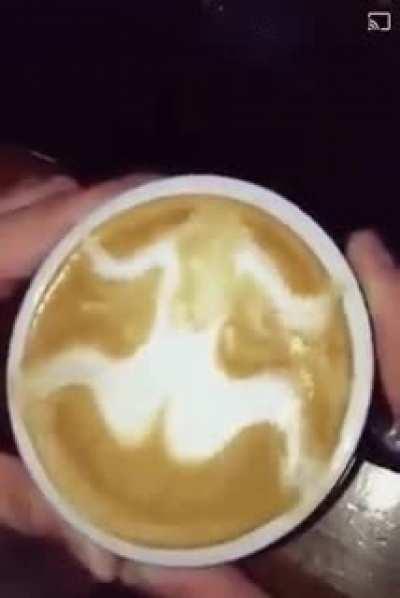 This seductive coffee foam