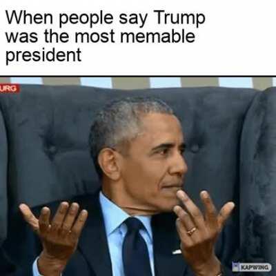 A presidential meme