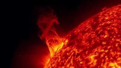 These violent yet beautiful images of our sun