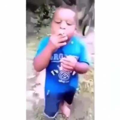 WCGW while smoking as a child