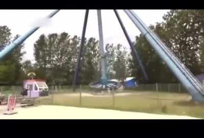 Amusement park machinery fails…