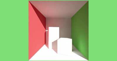 Real time diffuse global illumination for static geometry in Wgpu