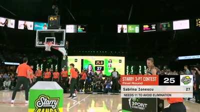 [WNBA] Sabrina Ionescu just set the all-time record for NBA or WNBA with a score of 37 PTS in the FINAL ROUND of the 3PT Contest 🏆