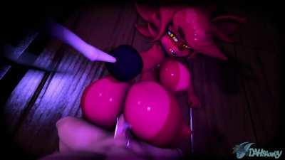 I won't let you leave until your balls won't empty :3 *playfully giggles*