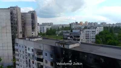 Views of Kharkiv after months of shelling.