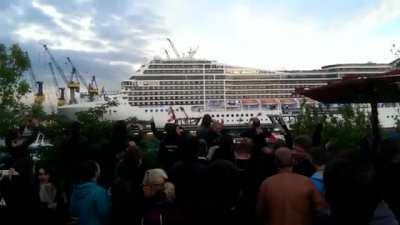 Cruise Ship Playing Seven Nation Army