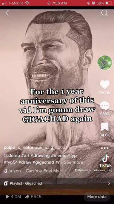 Gigachad drawing, GigaChad