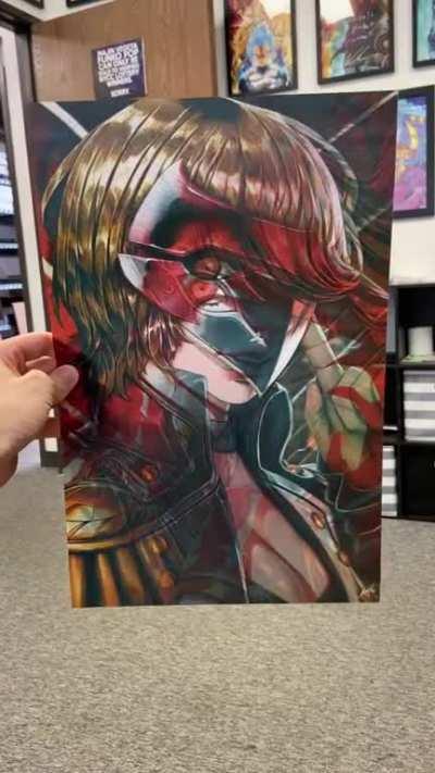 My Persona 5 Lenticular 3D Artwork!