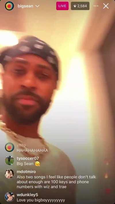 I don't know if this was posted, but big sean says he knows ye won't leak his album