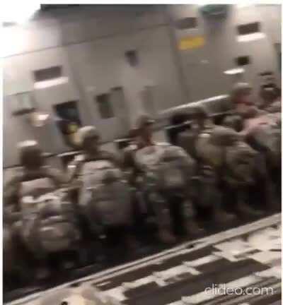 C-17 Humvee airdrop