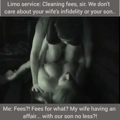 Cuckold Dad pays the bill for his wife's affair