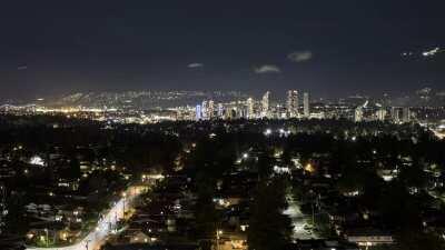 Evening timelapse from last night looking at the Brentwood skyline.