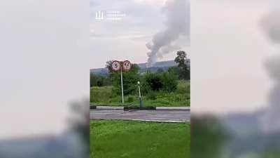 Ukraine struck a Russian ammo depot during the night of June 25th