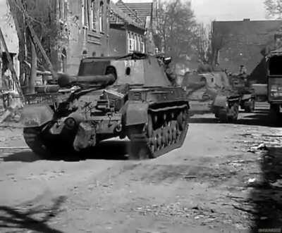 Archer self propelled anti-tank guns on the move.