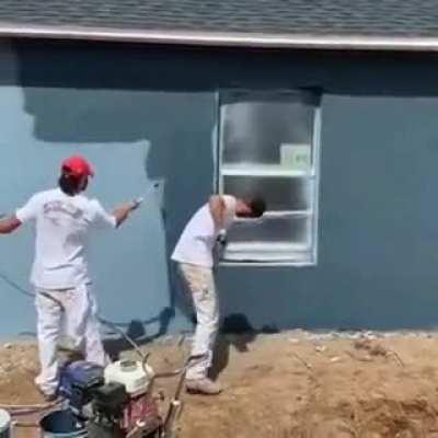 They'll paint your house in Record Time