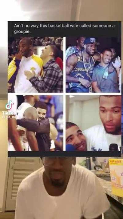 Get someone to look at you the way Drake looks at basketball players